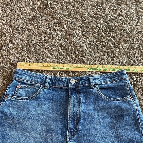 Primark denim medium wash cuffed jean shorts - Picture 4 of 7